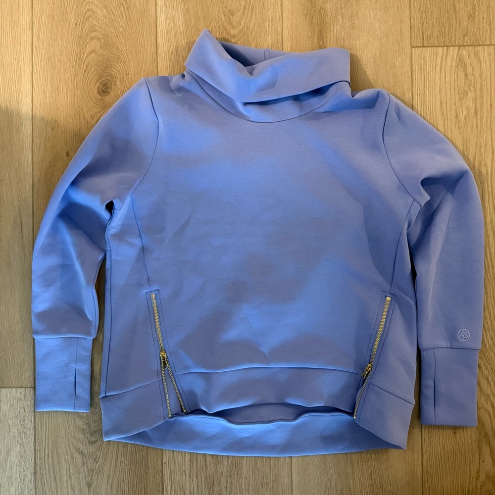 ADDISON BAY Everyday Pullover Courtside violet purple M NWT